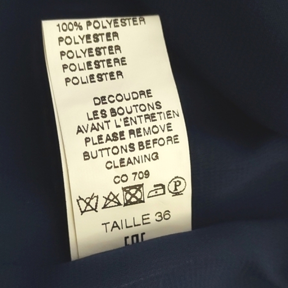 NWOT Amen Wardy Tweed Blazer Jacket Blue Size FR36 - Picture 15 of 16